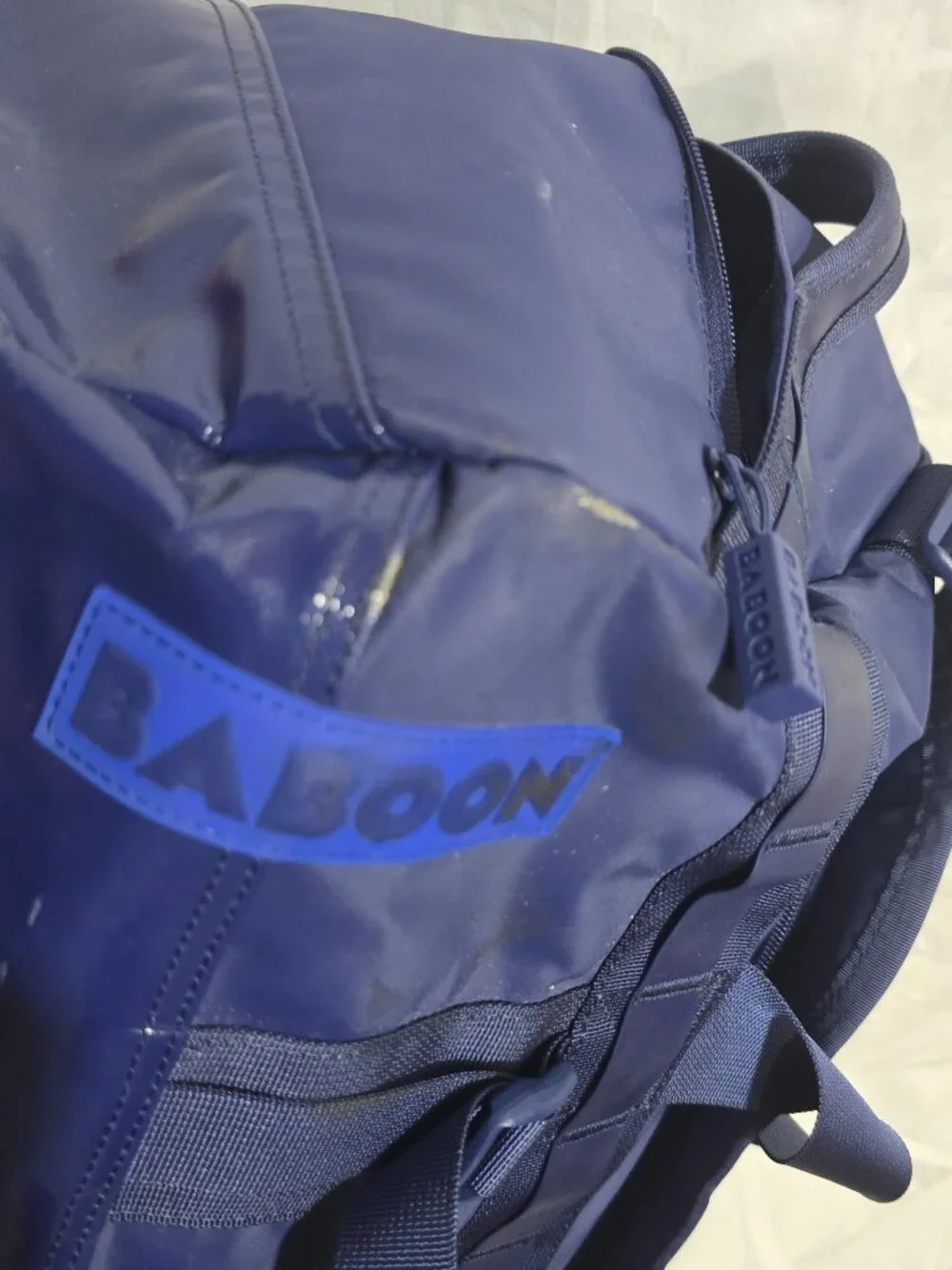 Baboon to the Moon Go Bag 40L Duffle Backpack - Blue